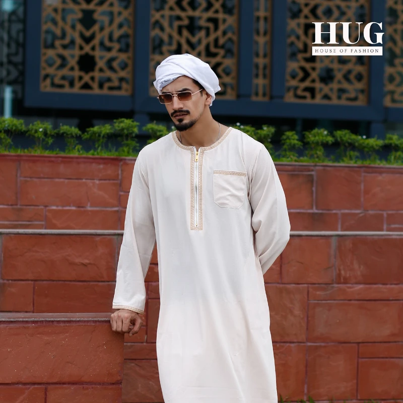 Arabic Cream Thobe – Soft, Elegant & Serene - Image 3