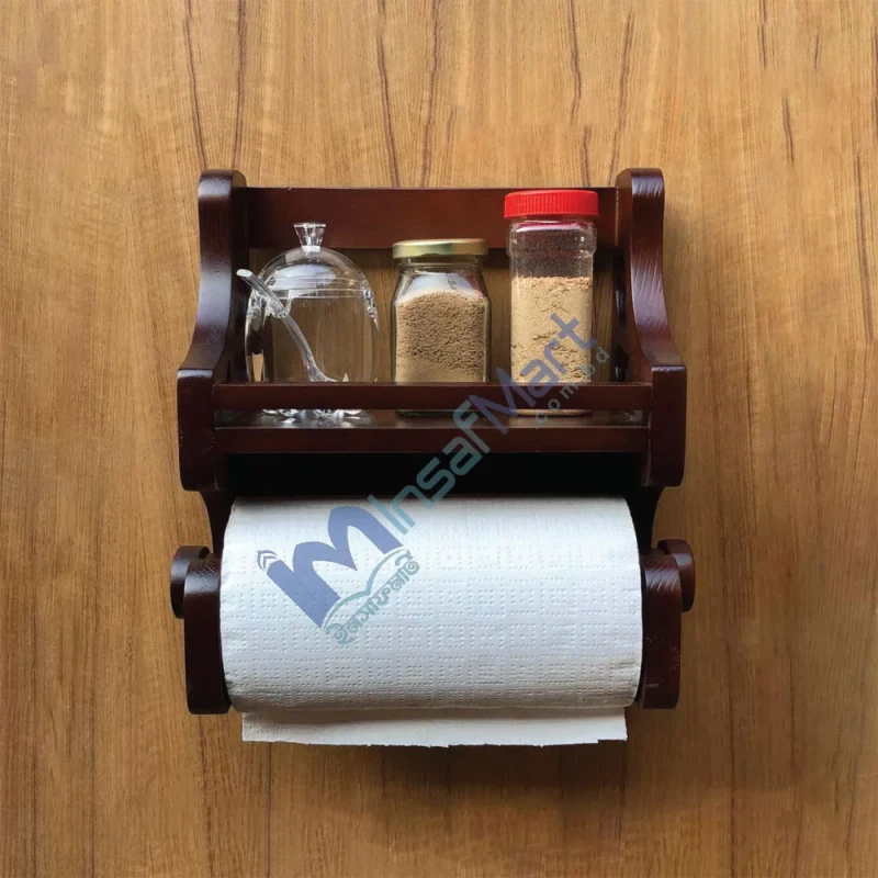 Best Selling Kitchen Shelf |  Wooden Kitchen Tissue Holder