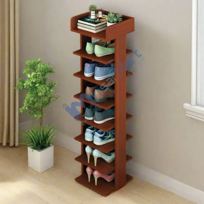 Modern Shoe Rack Organizer | Space Saving Shoes Storage | Wooden Shoes Racks