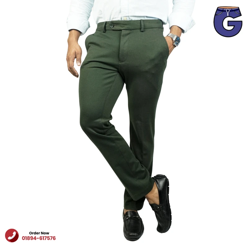 Dark Olive Formal Pant