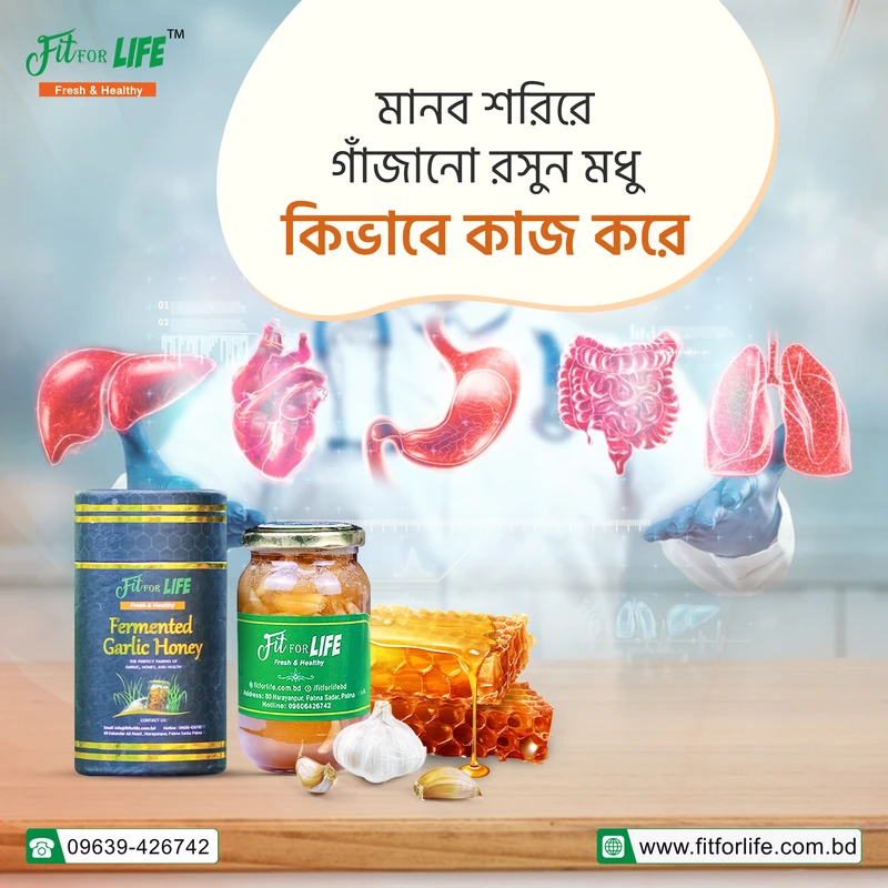 Fermented Garlic Honey-গাঁজানো রসুন মধু - Thumbnail 10
