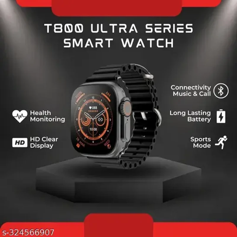 T800 Ultra Wireless Charging 1.99 Infinite Display Smart watch