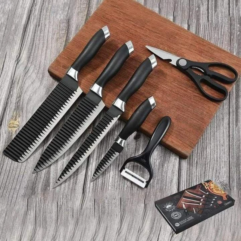 6 Pcs Knife Set - Image 3