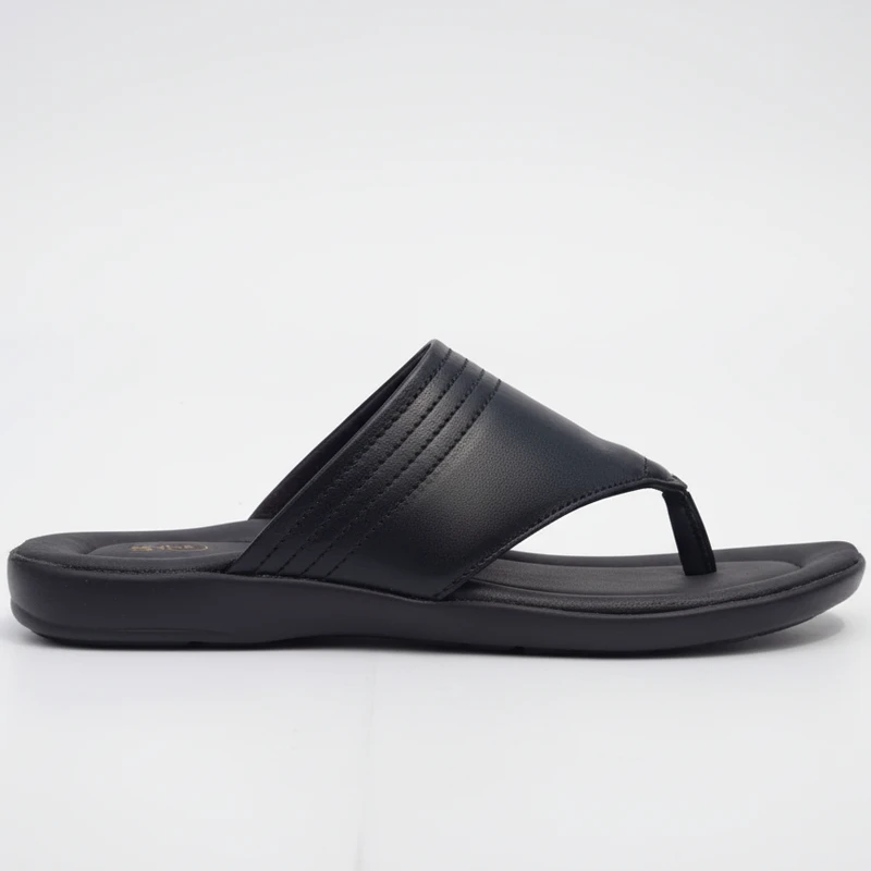 JS22B | অরিজিনাল গরুর চামড়ার কালো জুতা - লাইট ওয়েট | JNK