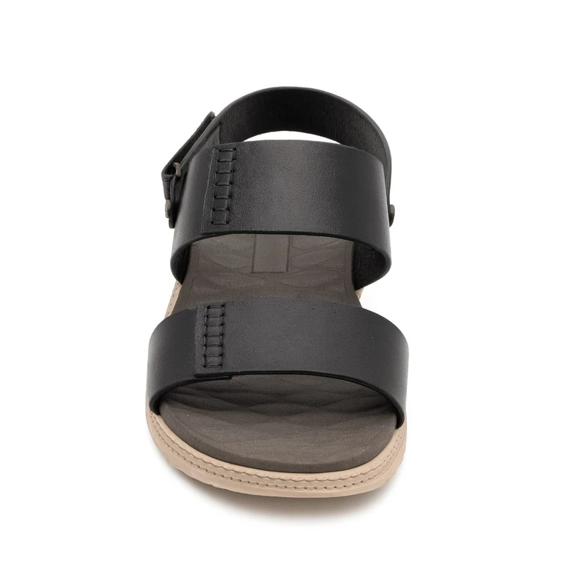 JS06C1550H-অরিজিনাল গরুর চামড়ার কালো জুতা - লাইট ওয়েট | JNK