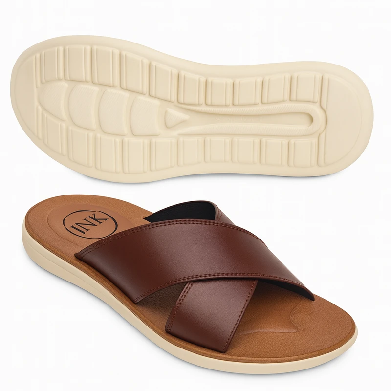 JS25C1550H-অরিজিনাল গরুর চামড়ার কালো জুতা - লাইট ওয়েট | JNK