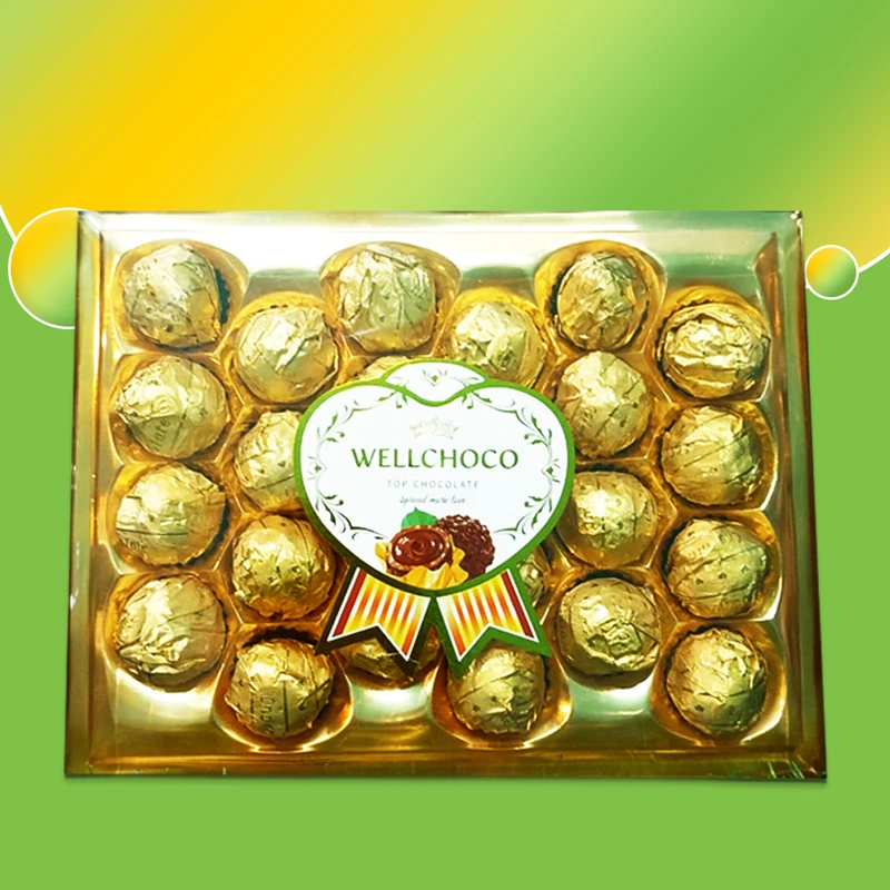 Wellchoco Chocolate 24pcs Box