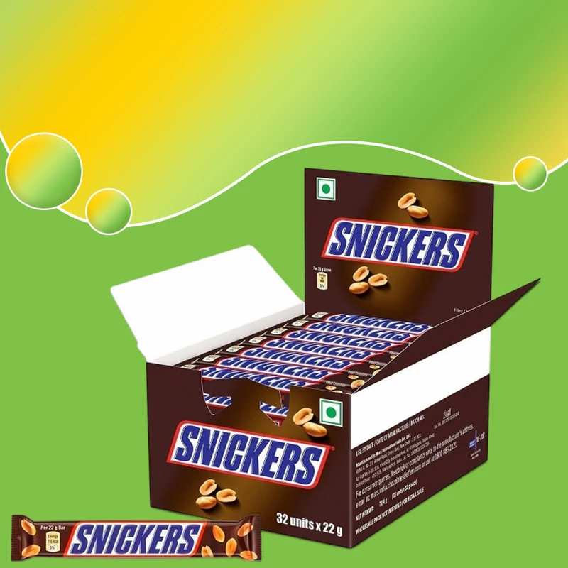 Snickers Chocolate 22g 32 Pieces Box