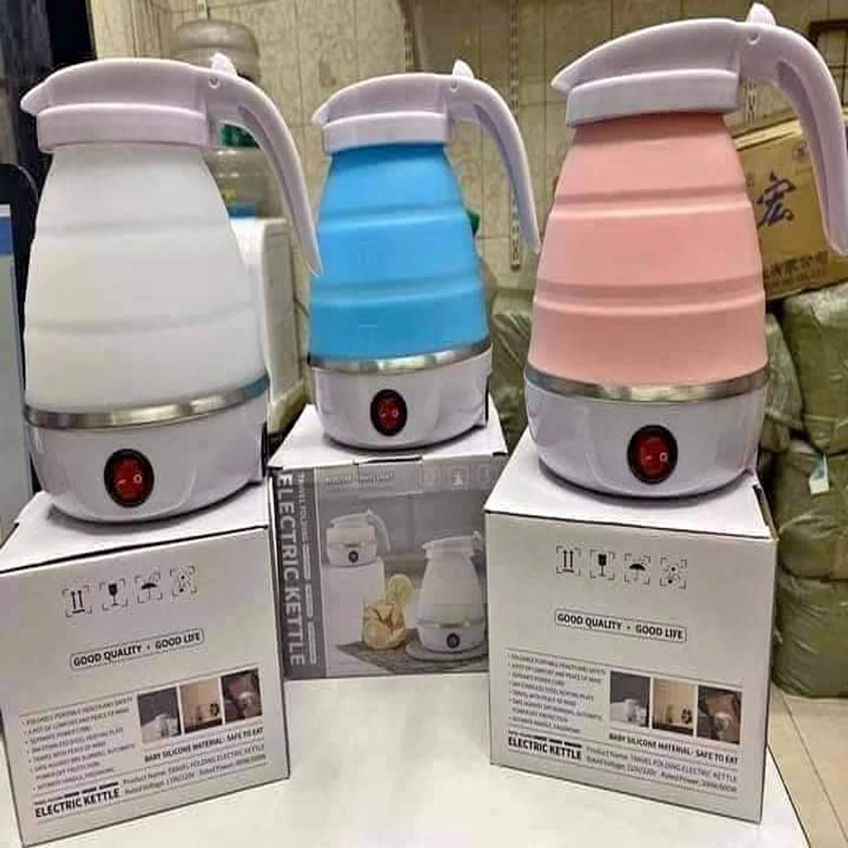 Folding Travel Electric Kettle - Thumbnail 3