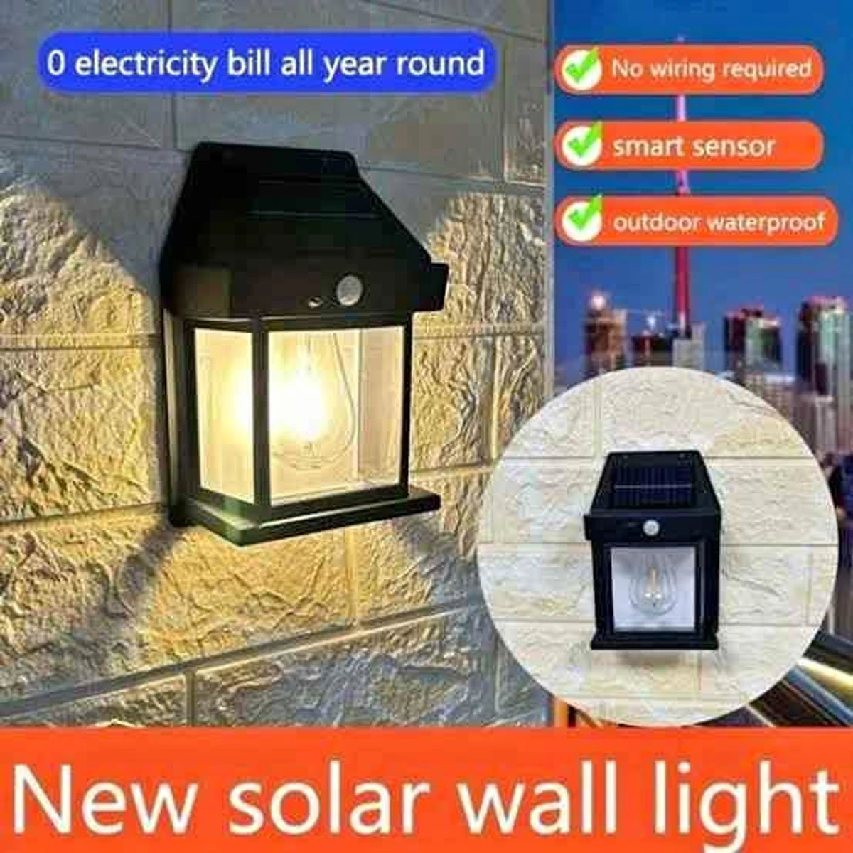 Solar interaction wall lamp - Thumbnail 3