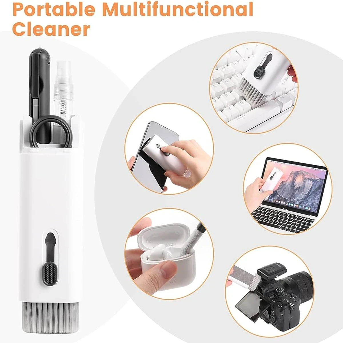 Multifunctional Cleaning Brush Kit 7 IN 1 - Thumbnail 3