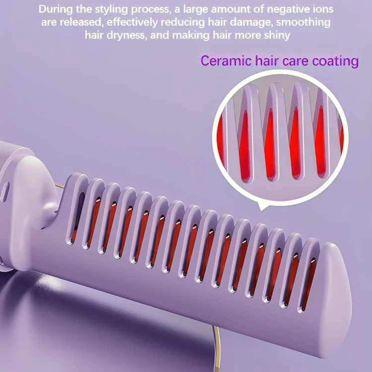 2 in 1 wireless hair straightener - Thumbnail 5