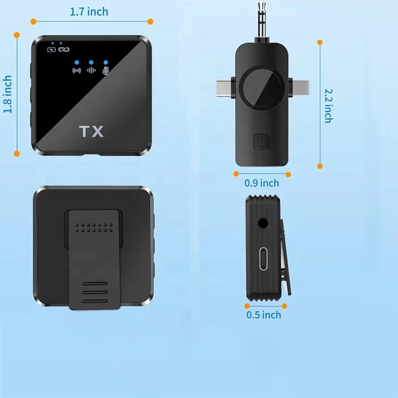 Portable F11 Wireless Microphone 3-in-1 Microphone Noise-cancelling - Thumbnail 7