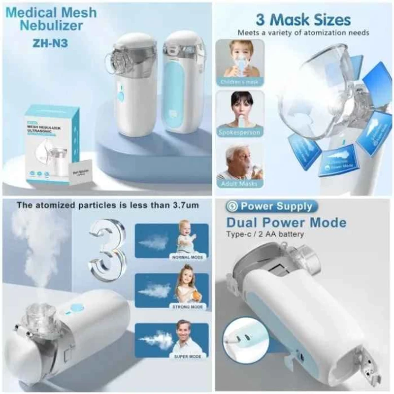 Rechargeable Portable Mesh Nebulizer - Thumbnail 7