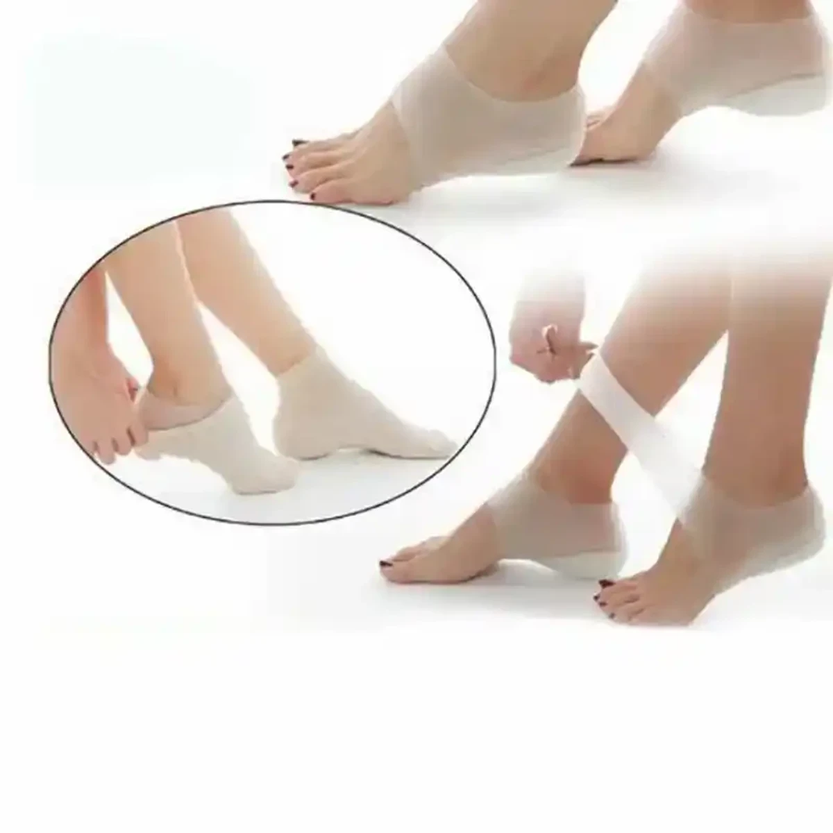 পায়ের গোড়ালির সিলিকন প্যাড ( FOR MAN & WOMEN ) - Thumbnail 4