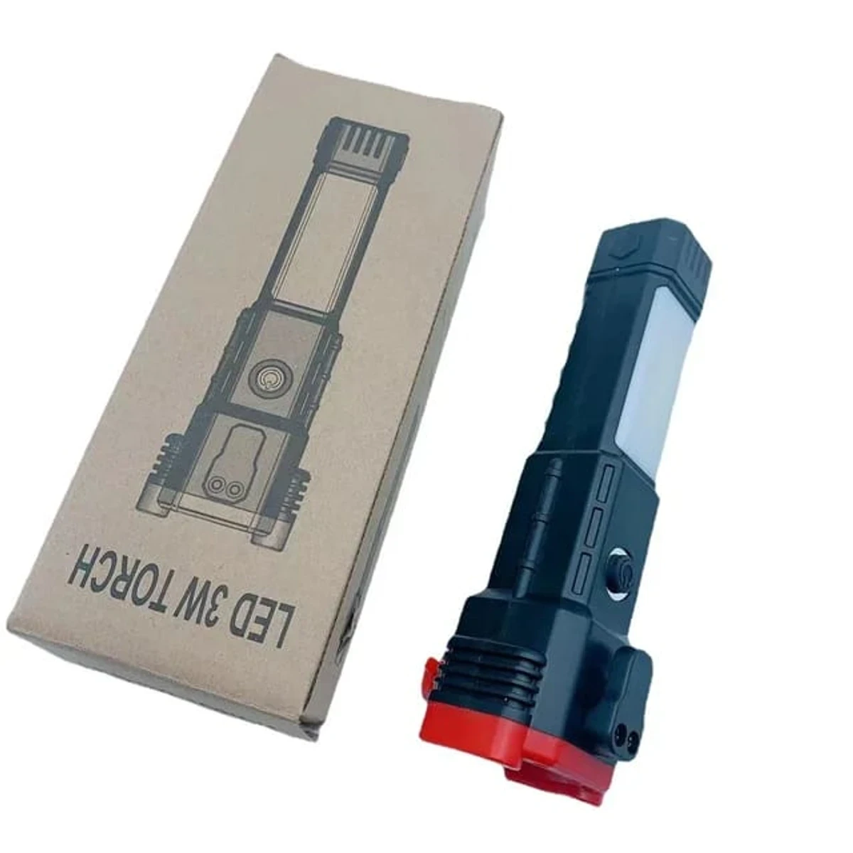 TORCH LIGHT WITH POWER BANK - 5/1 RECHARGEABLE - Thumbnail 5