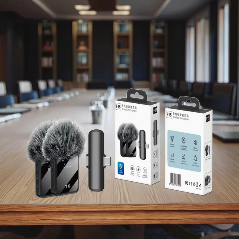 F11-2 Wireless Microphone For iPhone, Android and Camera - Thumbnail 6