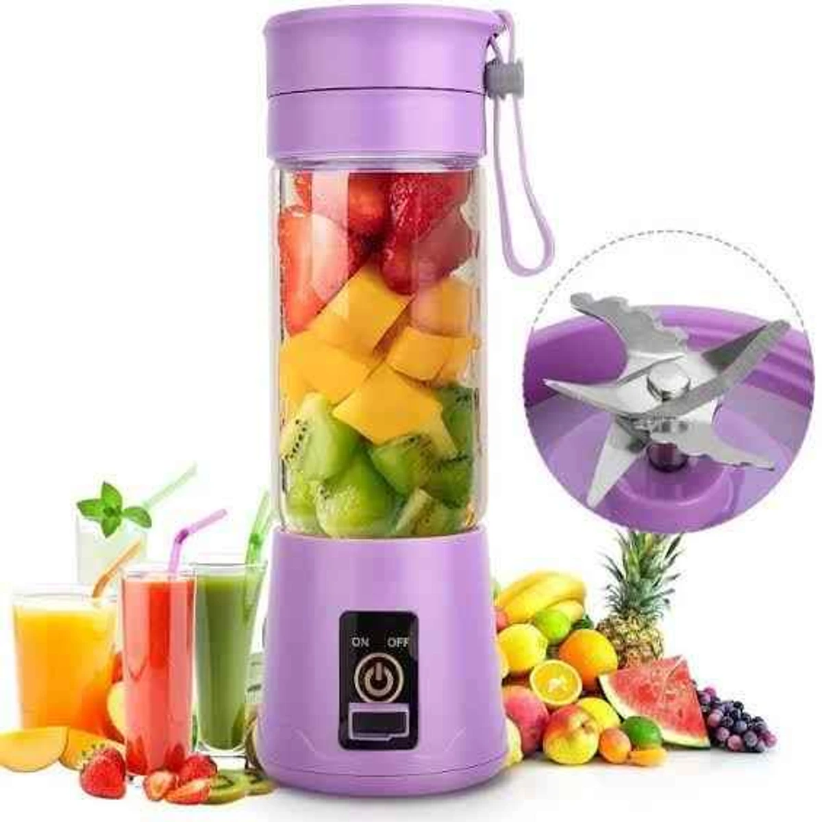 Portable Electric Juicer - Thumbnail 4