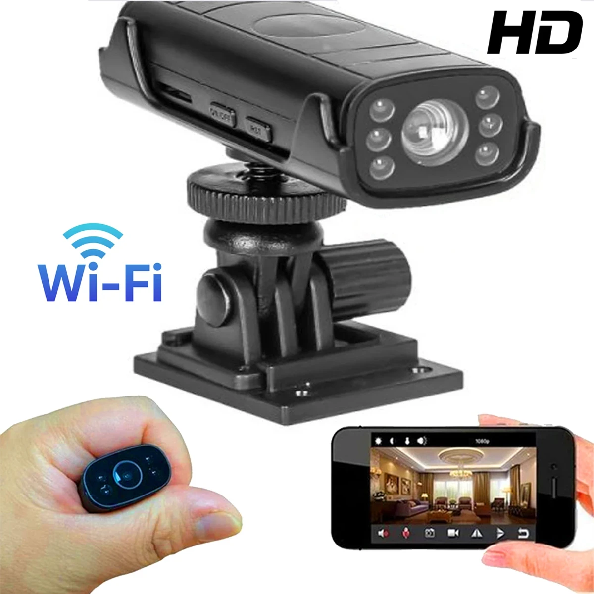 Smart Rechargeable Wi-Fi Camera - Thumbnail 4