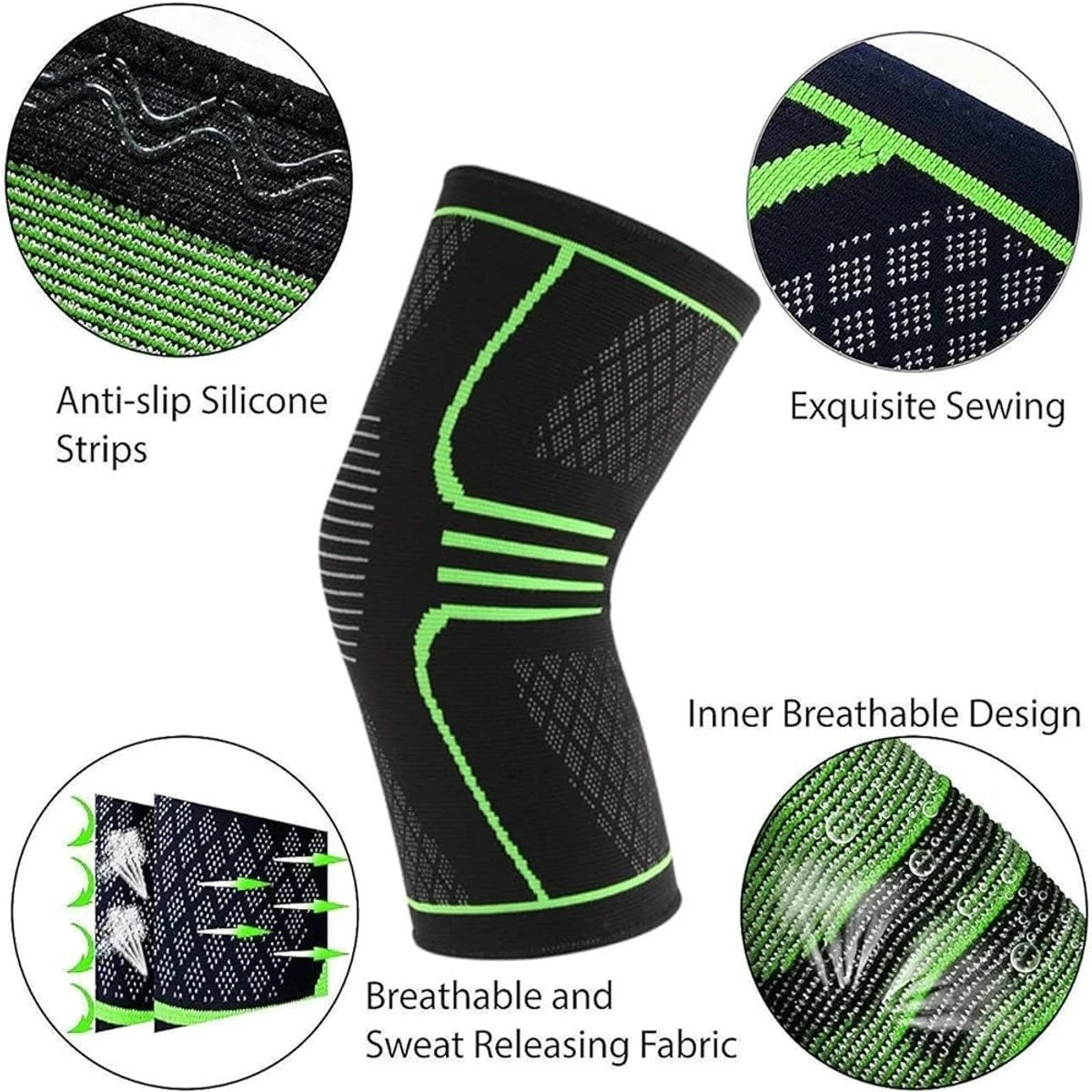Knee Compression Sleeve for Man & Women - Thumbnail 3