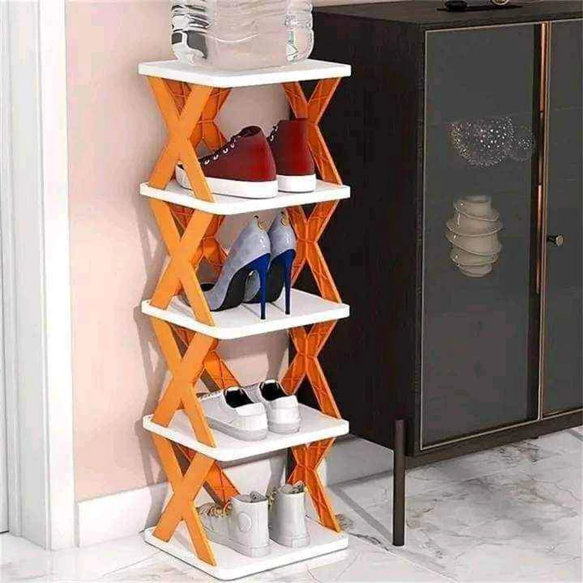 5 Layer Shoe Rack X Design - Thumbnail 4