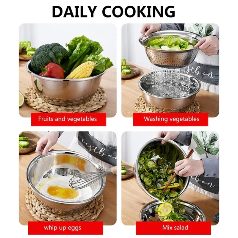 3 In 1 Vegetable Cutter with Drain Basket - Thumbnail 6