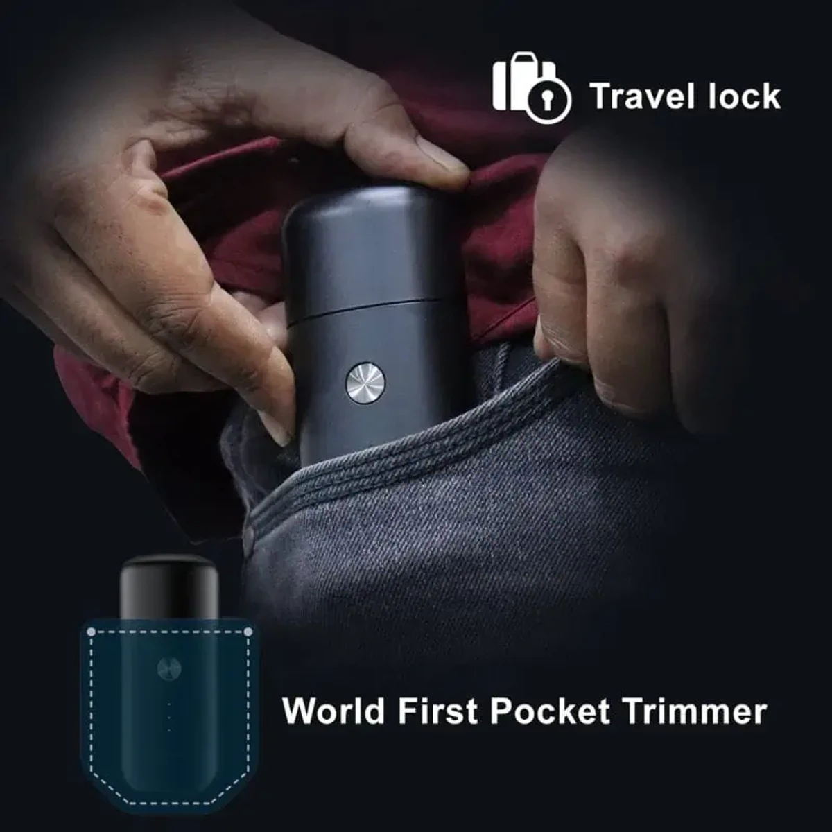VGR V-932 Portable Trimmer for Men - Thumbnail 4