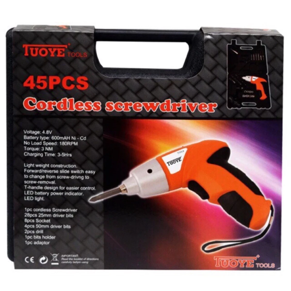 Cordless Screwdriver ( 45pcs ) - Thumbnail 5