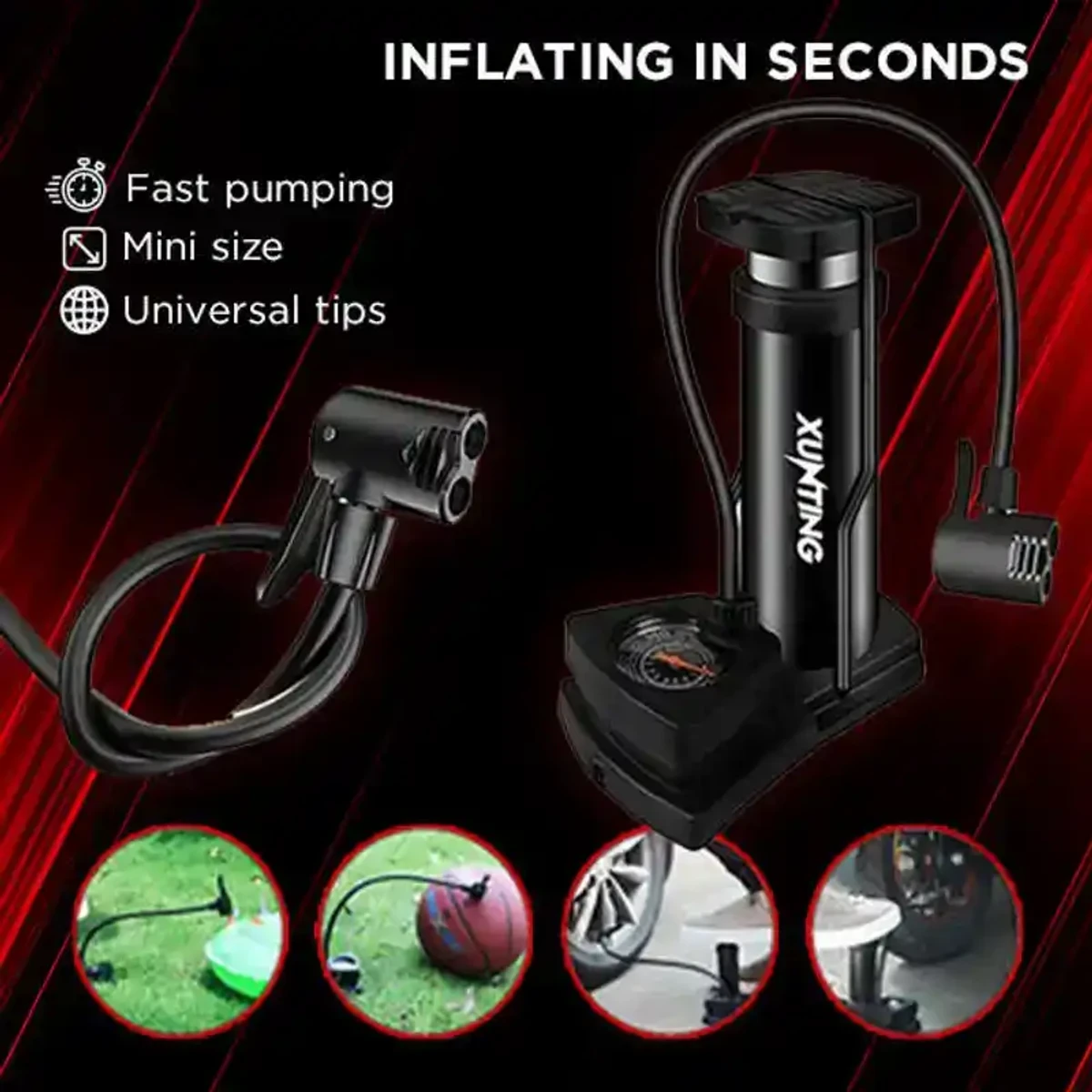 ফুট পাম্পার সাথে ম্যানোমিটার - Thumbnail 3