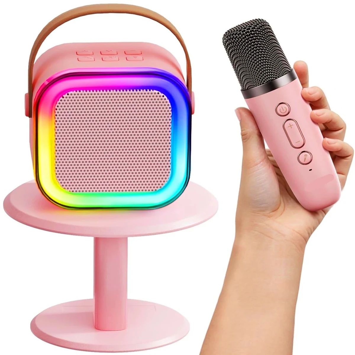 K12 Portable Karaoke Speaker With Wireless Microphone - Thumbnail 4