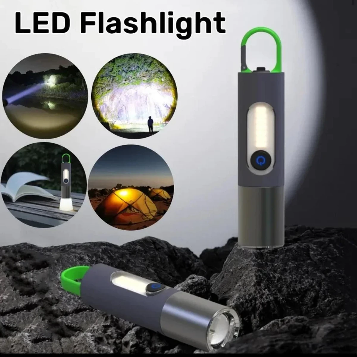 Rechargeable Multifunctional LED Flashlight - Thumbnail 3