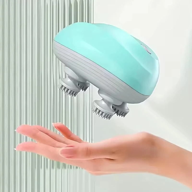 Head Massager for Hair Growth, Relaxation, and Stress Relief with Multiple Massage