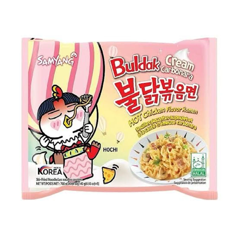 Samyang Buldak Cream Carbonara Hot Chicken Flavor Ramen