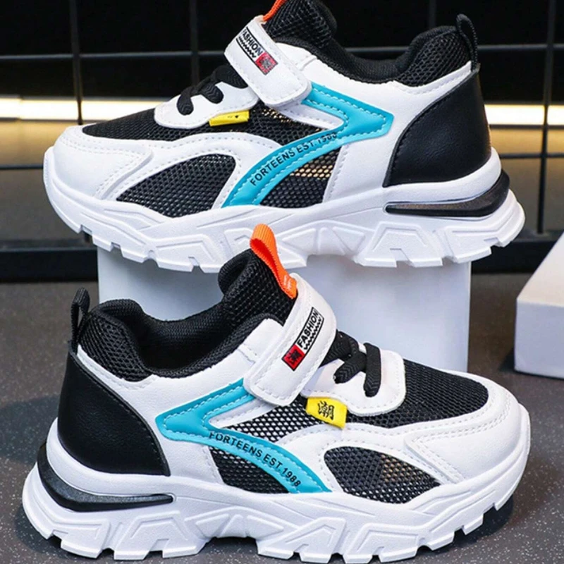 Fashion Kids Sneakers Boy Mesh Shoes Children Casual School Shoes