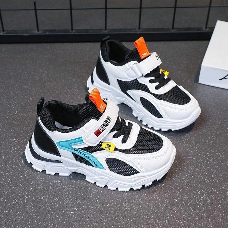 Fashion Kids Sneakers Boy Mesh Shoes Children Casual School Shoes
