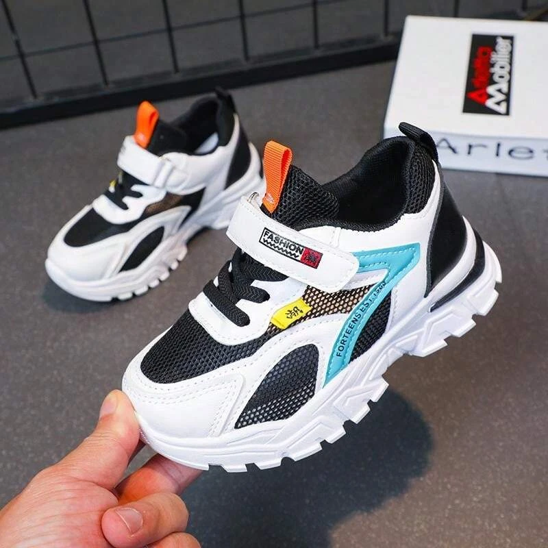 Fashion Kids Sneakers Boy Mesh Shoes Children Casual School Shoes - Image 3