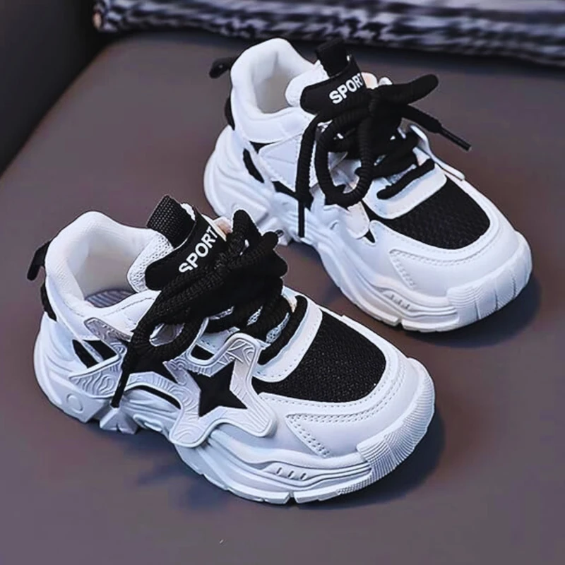 Kids Sneakers for Boys Girls Running Shoes Lightweight Breathable Sport Athletic Shoes