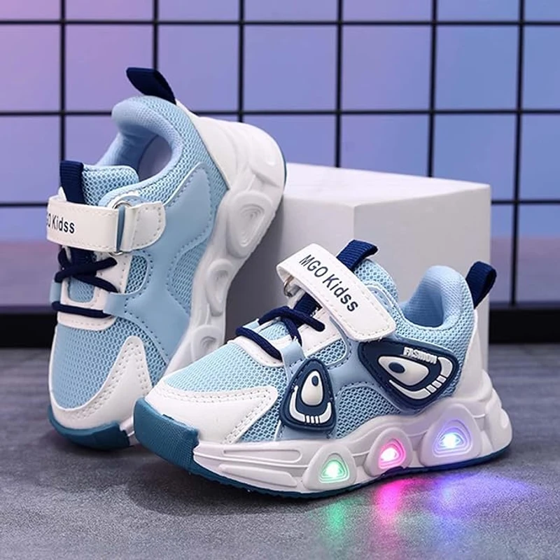 Boys Girls Sneakers Lightweight Breathable Running Shoes - Image 4