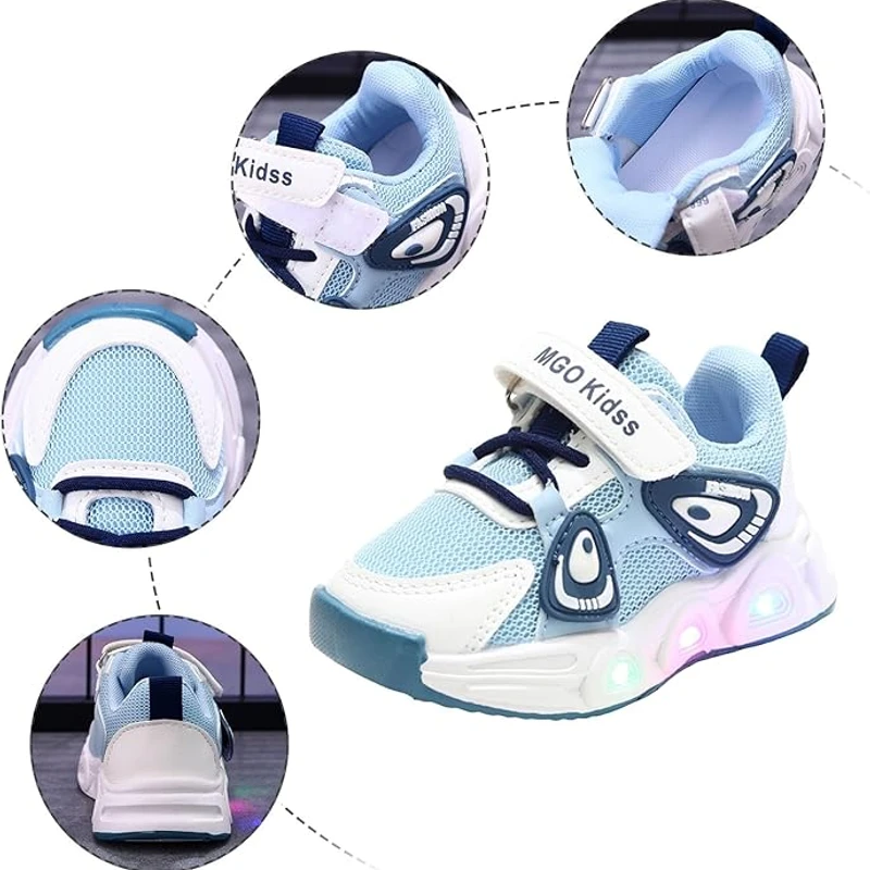 Boys Girls Sneakers Lightweight Breathable Running Shoes - Image 6