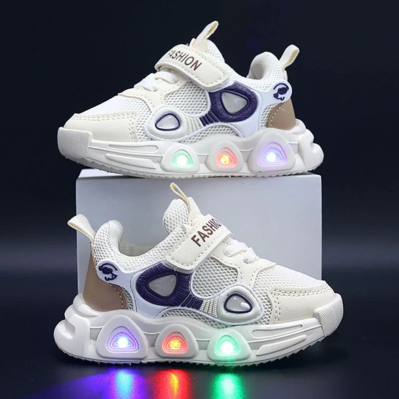 All Seasons Children Sneakers Lighting Casual School SHoes for Boys Girls