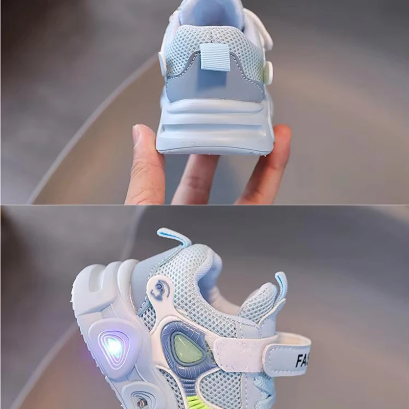All Seasons Children Sneakers Lighting Casual  Shoes for Boys Girls - Image 7