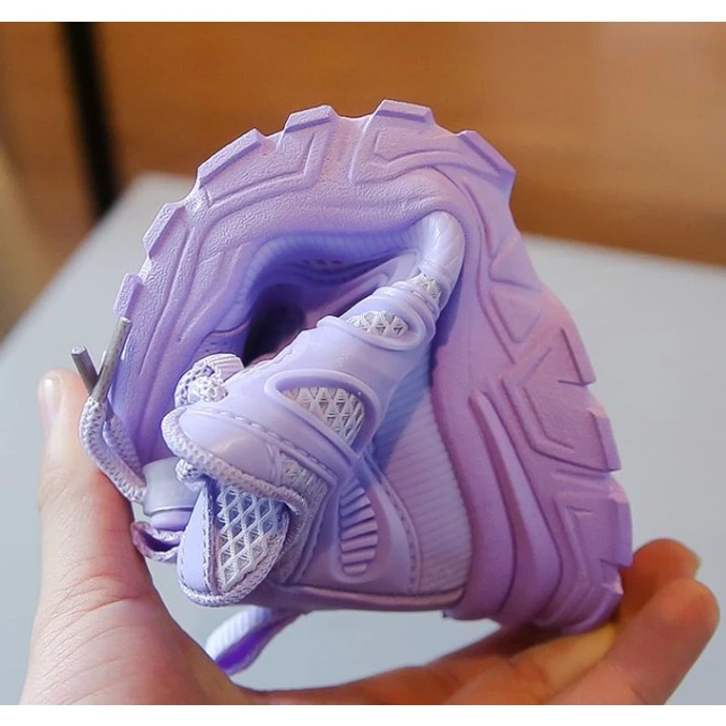 Girls Sneakers Slip Resistant Girls' Athletic Shoes Lightweight Running Shoes for Girl Outdoor Kids Tennis Athletic Fashion Sports Shoes - Image 5