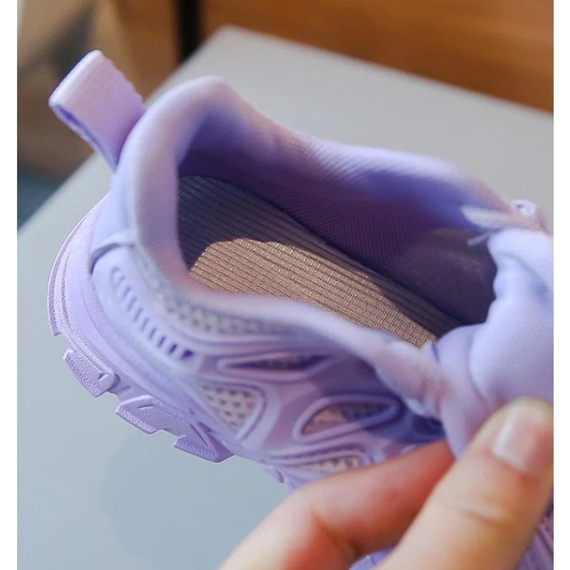 Girls Sneakers Slip Resistant Girls' Athletic Shoes Lightweight Running Shoes for Girl Outdoor Kids Tennis Athletic Fashion Sports Shoes - Image 6