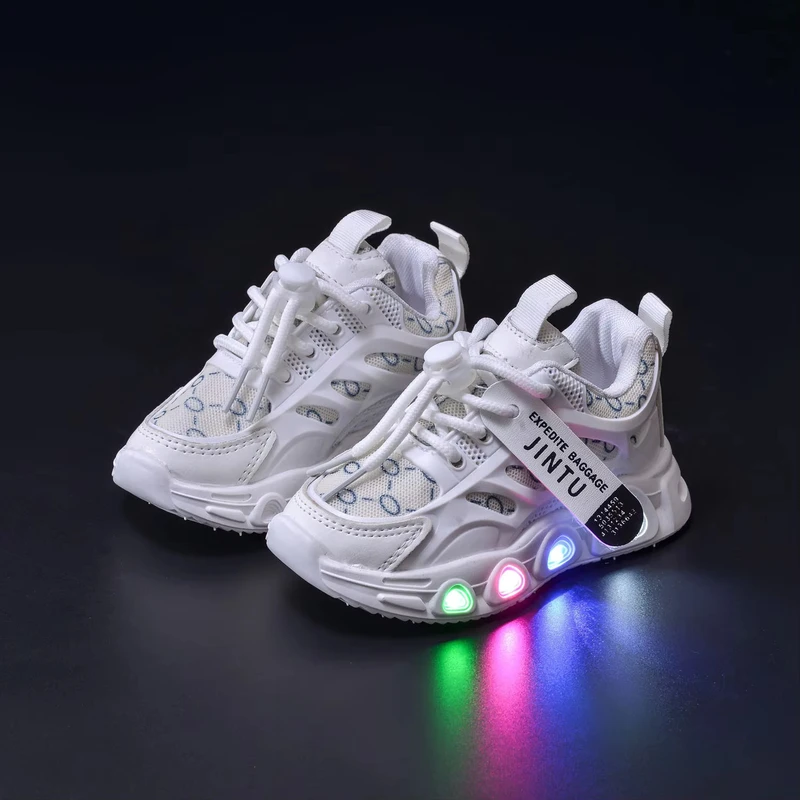 Boys Girls Sneakers Lightweight Breathable Running Shoes
