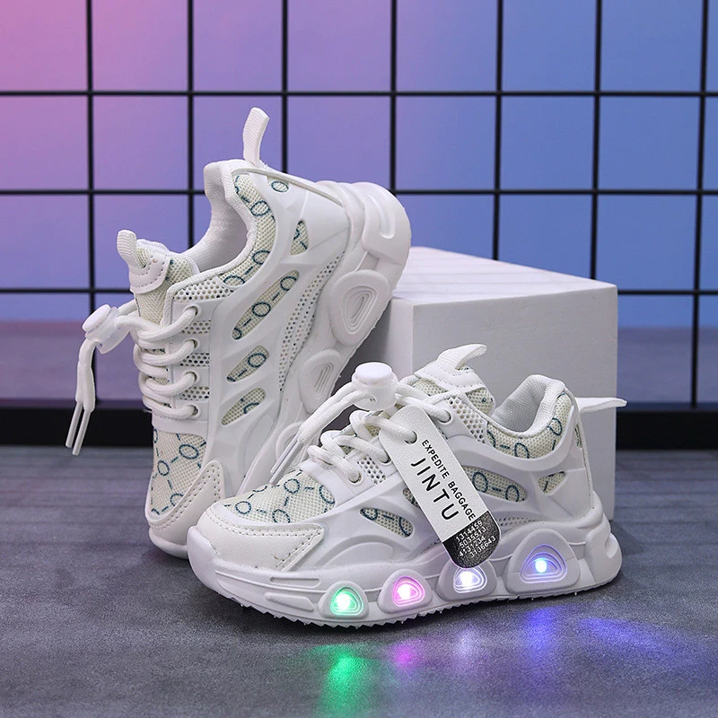 Boys Girls Sneakers Lightweight Breathable Running Shoes - Image 3