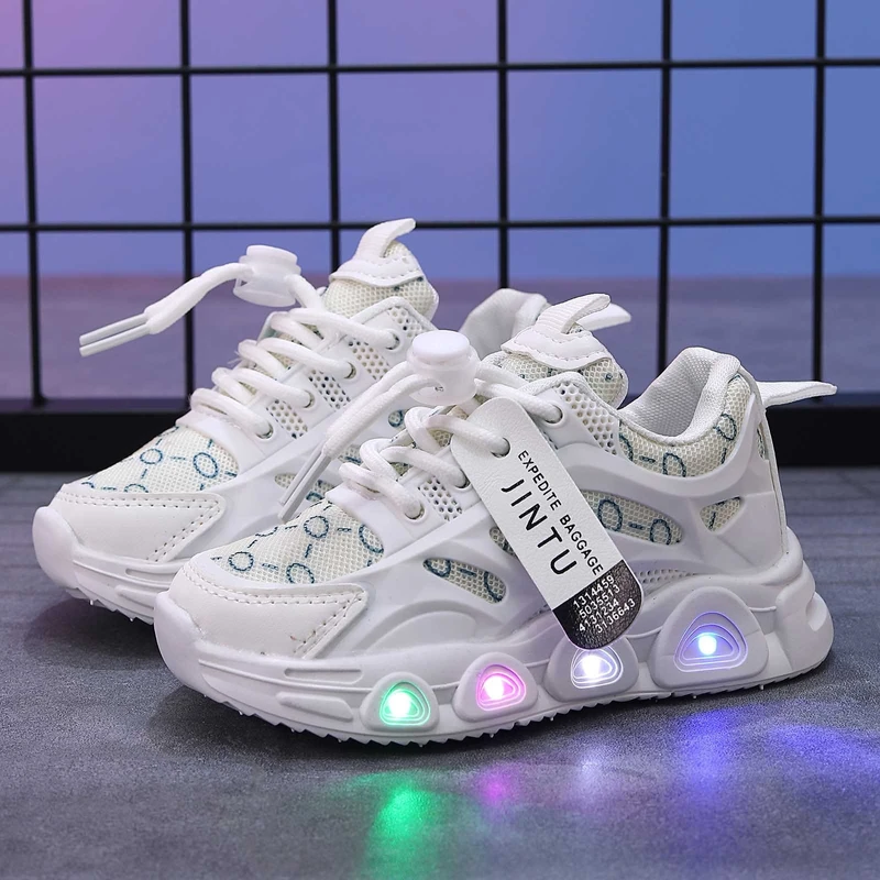 Boys Girls Sneakers Lightweight Breathable Running Shoes - Image 5