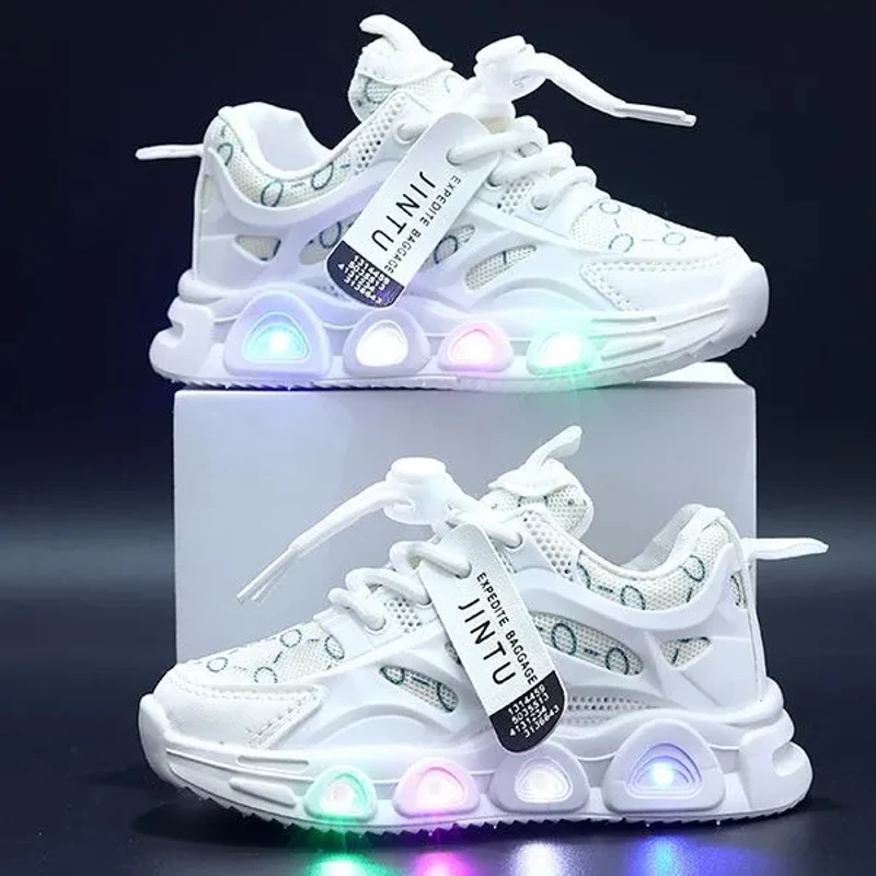 Boys Girls Sneakers Lightweight Breathable Running Shoes