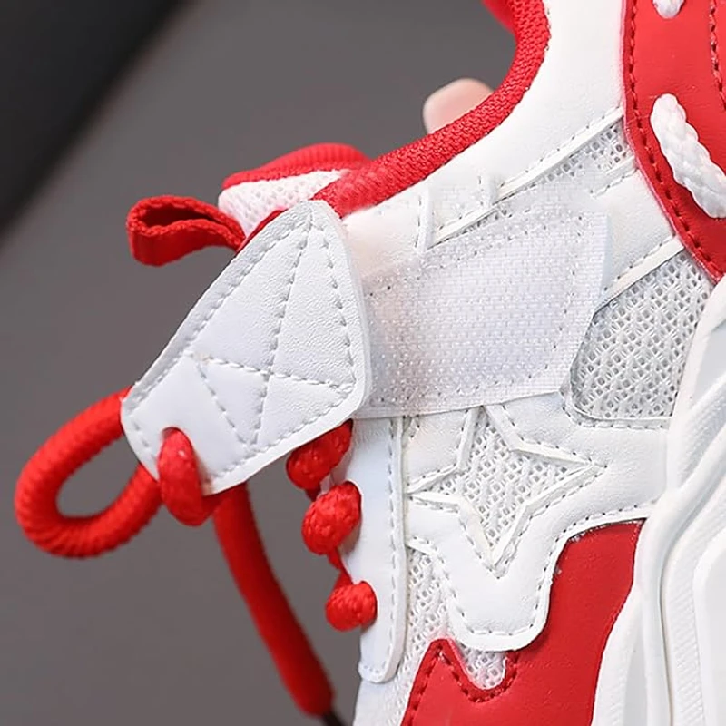 Kids, Fashionable, Kindergarten, School Shoes, Girls, Popular, Boys, School, Lightweight, Running Shoes, Walking Shoes, Anti-Slip, Basket Shoes, Wide, Gymnasium Shoes, Casual - Image 6