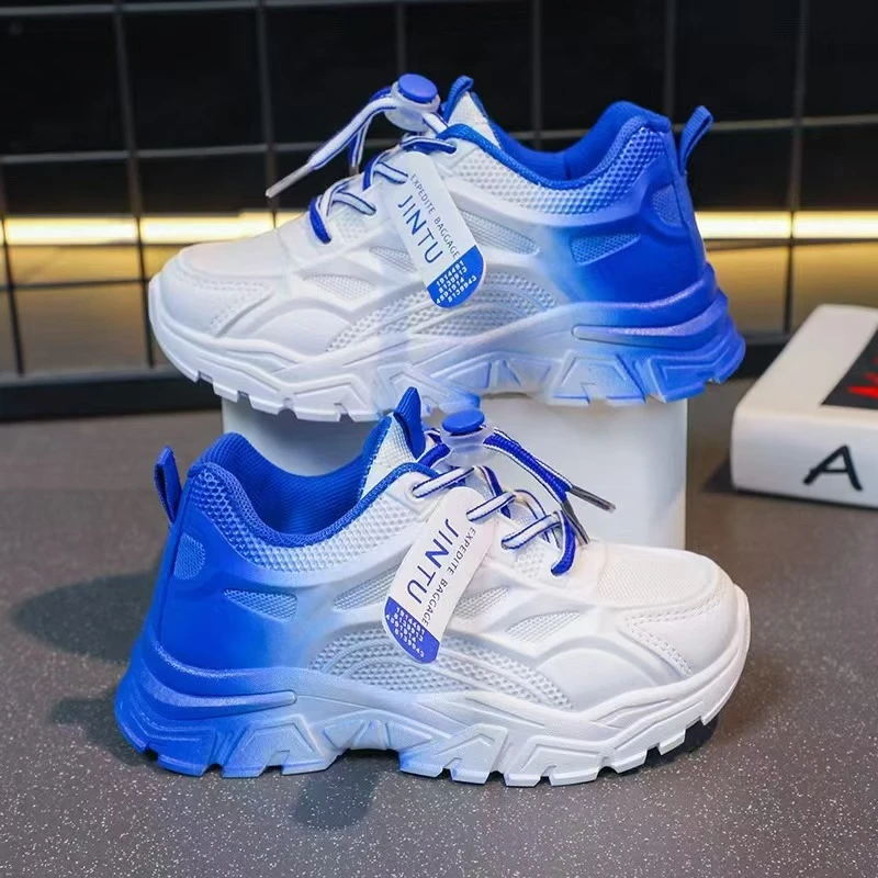 Children Casual Shoes Mesh Sneakers Breathable Comfort Kids Sports Shoes Boys Girls Outdoor Non-slip