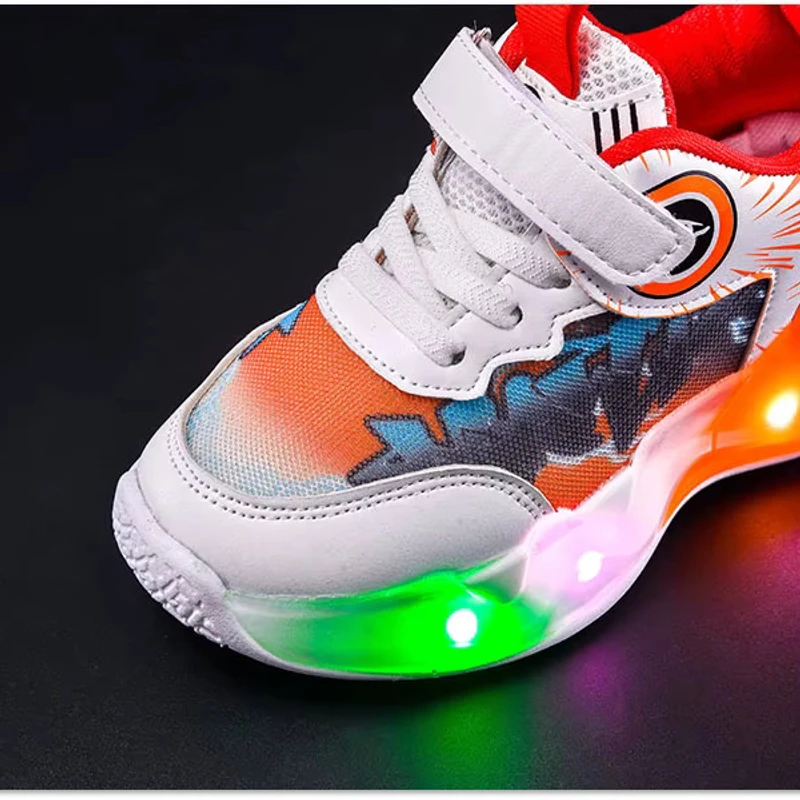 Unisex Kids' LED Light-Up Sneakers - Image 5